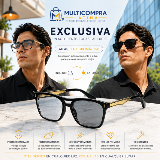 GAFAS CLUB MASTER FOTOCROMATICAS HOMBRE