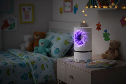 Lámpara en habitación de niño